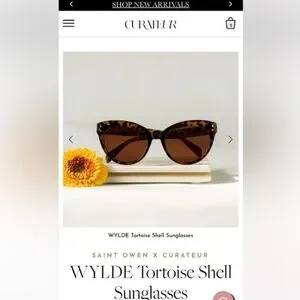 SAINT OWEN | tortoise-shell sunglasses $95 Saint Owen | Accessories | Saint Owen Tortoise Shell  main image 3